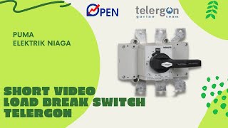 SHORT VIDEO LOAD BREAK SWITCH TELERGON PUMA ELEKTRIK NIAGA [upl. by Haiasi]