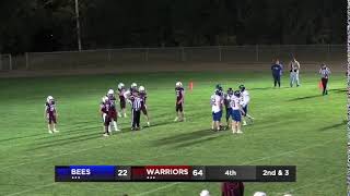 NEBRASKA PLAYOFFS  Crofton Warriors vs Bloomfield Bees [upl. by Yllen]