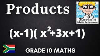 Products Grade 10 binomial x trinomial [upl. by Nylahs]