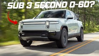 How Fast is the Rivian R1T 14 Mile Drag Race and Analysis [upl. by Dnilazor]