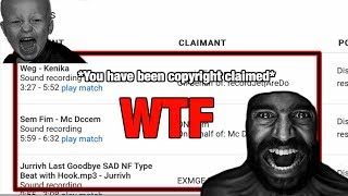 MY VIDEO GOT quotCOPYRIGHT CLAIMEDquot  false claim rant ONErpm [upl. by Asilrac]