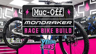 MucOff Young Guns 2023 Mondraker Race Bike Build [upl. by Wooldridge245]