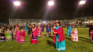 San Pasqual Pow Wow Winterhaven CA 2017  Girls Pipa Dancing [upl. by Neenaej]