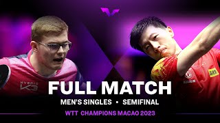 FULL MATCH  MA Long vs Alexis LEBRUN  MS SF  WTTMacao 2023 [upl. by Sonya627]