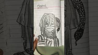 I make obanai in my death note drawing drawing anime obanai artwork demonslayer [upl. by Oynotna]