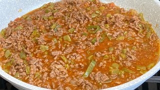 ✅ CARNE MOLIDA DE RES CON NOPALES [upl. by Anaili]