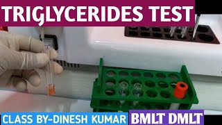 Triglycerides Test Practical Video TG test Cholesterol Test by Semiautomatic biochemistry analyser [upl. by Sergio461]