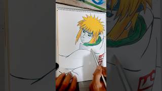 Drawing minato  yondaime drawing anime naruto [upl. by Agostino125]