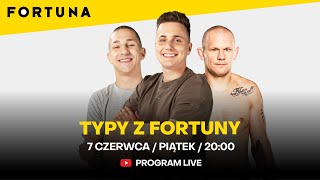 TYPY Z FORTUNY Lizak i Wampir obstawiają CLOUT MMA 5  PROWADZĄCY Hubert Mściwujewski [upl. by Torre525]