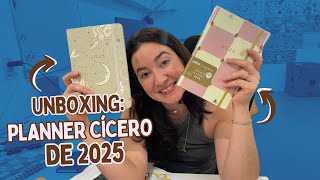 UNBOXING Recebendo Planners da Cícero 2025 [upl. by Radferd]