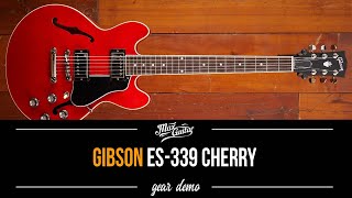 Gibson ES339 Cherry  Gear Demo [upl. by Darren271]