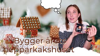 BYGGER PEPPARKAKSHUS 2022  med limpistol [upl. by Barbara-Anne]