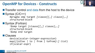 Session 5 Introduction OpenMP Offload [upl. by Wincer307]