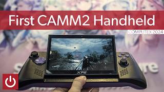 XPG Nia First Handheld With Upgradable CAMM2 Memory [upl. by Rennold500]