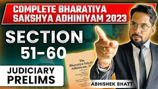 Complete Bharatiya Sakshya Adhiniyam 2023  Judiciary prelims  Abhishek Bhatt [upl. by Amadeo853]