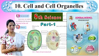 8th Science  Chapter 10  Cell and Cell Organelles  Part 1 [upl. by Enelegna]