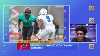 Bills CB JaMarcus Ingram on his mentors on roster  GMFB [upl. by Wenz]