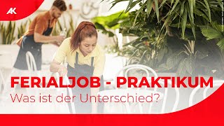 Ferialjob amp Praktikum in Österreich  Bezahlung Urlaub amp Krankenstand [upl. by Introc535]