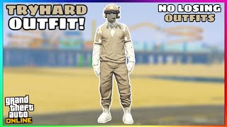 Easy Tan Joggers Ripped Shirt Glitch Tryhard Modded Outfit No Transfer GTA Online [upl. by Macmullin362]