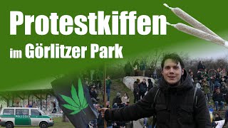 Protestkiffen im Görlitzer Park [upl. by Ecirb]