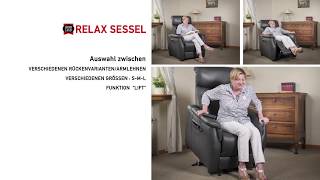 Sessel mit Aufstehhilfe  Modell quotEllaquot von Lederland [upl. by Evvie]