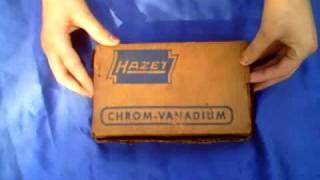 HAZET CHROMEVANADIUM TOOL KIT [upl. by Felicidad]