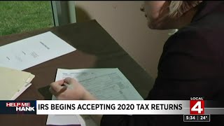 IRS begins accepting 2020 tax returns [upl. by Nnairrehs]