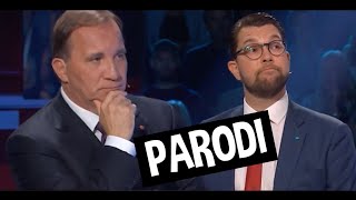 Parodiledardebatt i Aftonbladet Val 2018 [upl. by Alcus688]