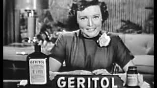 1954 BETTY WHITE GERITOL COMMERCIAL [upl. by Ezechiel765]