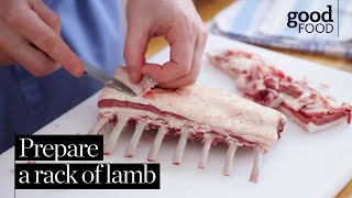 How to prepare a rack of lamb [upl. by Yraillih]