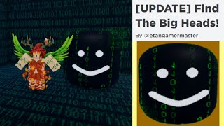 Tutorial How To Get Binary Bighead in Find The Big Heads by etangamermaster [upl. by Eivod]