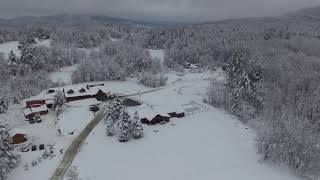 Vermont Drone Footage in Winter and Fall  Sterling Ridge Resort [upl. by Kinata]