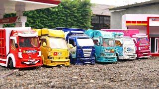 Kopdar Miniatur Koleksi Truk Oleng Si Aa Zafran Wahyu Ababdi New Tawakal Reborn dan Truk Kuning [upl. by Illom212]