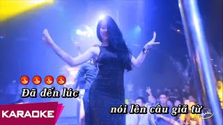 KARAOKE  Những Lời Dối Gian Remix  DJ Thái Hoàng [upl. by Eelaroc]