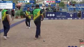 PETANQUE 2024  AUVERGNERHONE ALPES 069 vs GUYANE 973 [upl. by Audris]