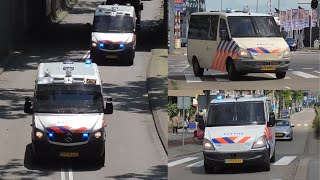 Rijopleiding Mobiele Eenheid met spoed door Rotterdam [upl. by Rastus]