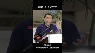 FILING OF CANDIDACY FOR HALALAN 2025 [upl. by Acenahs520]