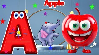 ABC Phonics Song  ABC Song  Tiny Tots  A for Apple Kiddos Study Zone Toddler Learning abcdsong [upl. by Jody508]