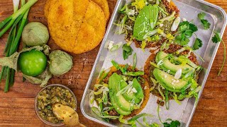 How To Make Traditional Tostadas By Rachael [upl. by Danie190]