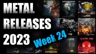 Metal amp Hard Rock releases 2023 – Week 24 12th  18th June 2023 [upl. by Earized195]