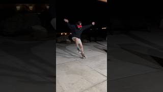 Barely nicked my leg🫣 skateboarding fail [upl. by Annail993]