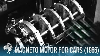 Magneto Motor For Cars No Noise No Engine 1966  British Pathé [upl. by Radec494]