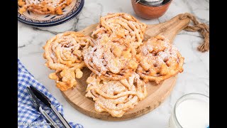 Easy Funnel Cake Recipe [upl. by Lunsford]