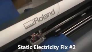 Roland Vinyl Cutter Motor Error Fix 2 [upl. by Eniretak]