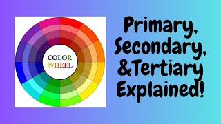 Quick Color Theory Primary Secondary amp Tertiary Colors for Beginners [upl. by Canale]