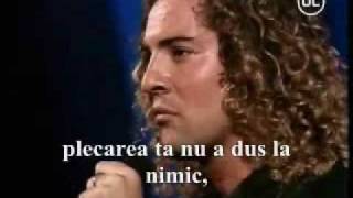 David Bisbal  Esta ausenciasubtitrare în limba română [upl. by Llewop]