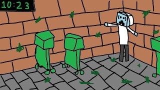 I Tried To SPEEDRUN a Dungeon Full Of Creepers [upl. by Robers]