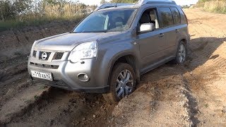 4x4 Тест Ниссан XTrail T31 Особенности ESP на бездорожье [upl. by Iidnarb]