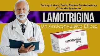 Lamotrigina 💊 para qué sirve Dosis Efectos Secundarios y Contraindicaciones [upl. by Thapa141]