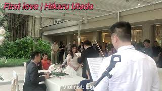 Singapore musician violinist performs quotFirst lovequot Hikaru Utada amp quotEndless lovequot The myth [upl. by Patricio]